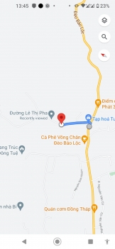 Cho Thuê Đất 2.800M2 ( 23X121) Thị Trấn, Chân Đèo TP.Bảo Lộc, T.Lâm Đồng